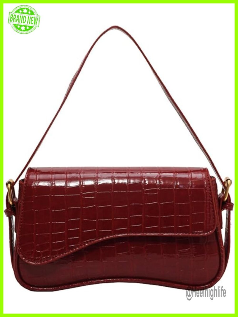 PU Leather Tote Bag for Women with 2 Removable Straps and Zipper Closure